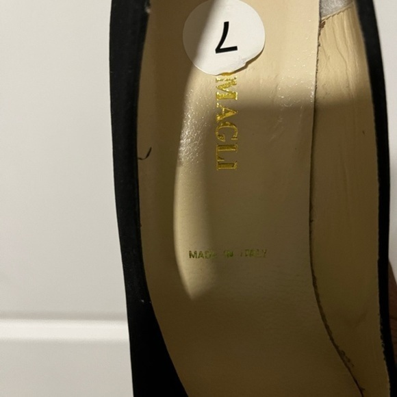 Bruno Magli black shoe open toe - Picture 5 of 8